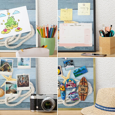 Tábla nyaralási mágneseknek ezüst keret Tengeri éghajlat