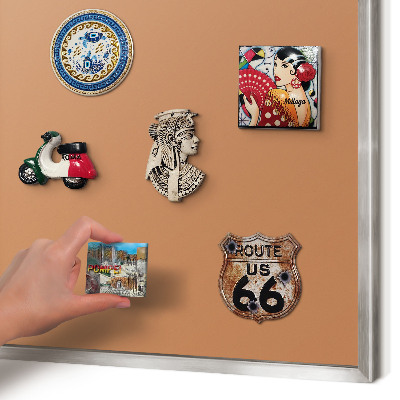 Keretes fém mágnestábla ezüst színben Tompa narancssárga
