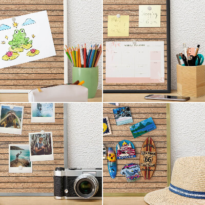 Tábla nyaralási mágneseknek ezüst keret Fa táblák