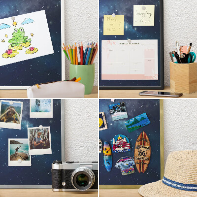 Keretes mágneses tábla arany színben Csillagtér