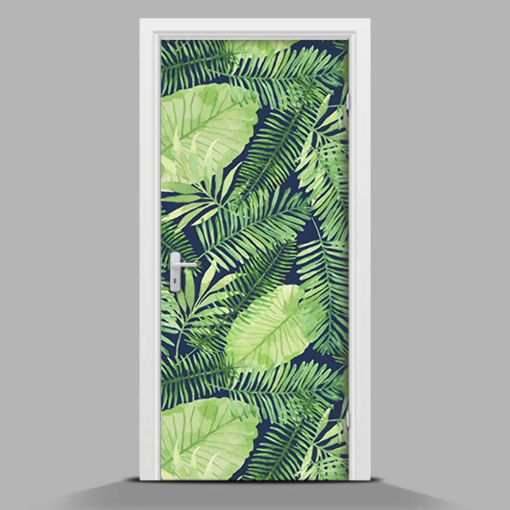 Fotótapéta ajtóra Trópusi levelek