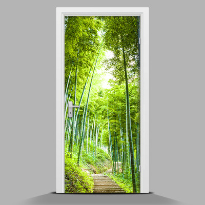Ajtó tapéta Bambusz erdő
