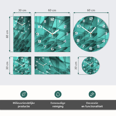 Szögletes fali üvegóra Sziget