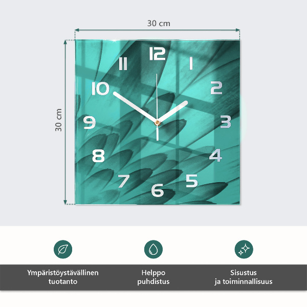 Szögletes fali üvegóra Absztrakció