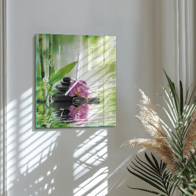 Szögletes fali üvegóra Gyógyfürdő Orchidea