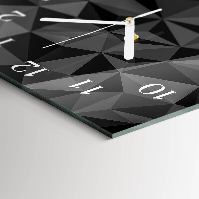 Szögletes fali üvegóra 3D minta