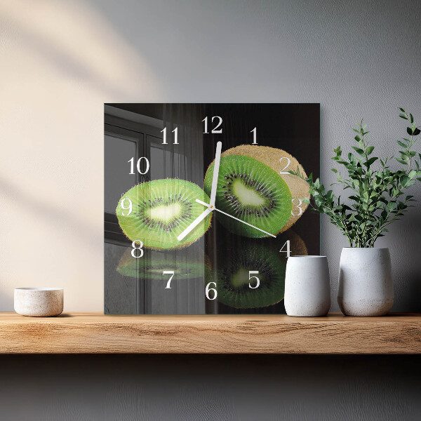 Szögletes fali üvegóra Kiwi