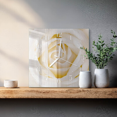 Szögletes fali üvegóra Rózsa