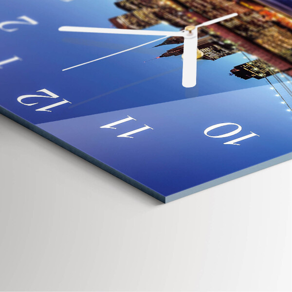 Szögletes fali üvegóra Vízszintes híd
