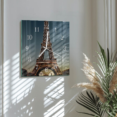 Szögletes fali üvegóra Eiffel-torony
