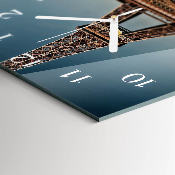 Szögletes fali üvegóra Eiffel-torony