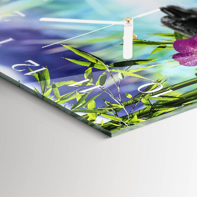 Szögletes fali üvegóra Gyógyfürdő Orchidea