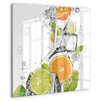 Szögletes fali üvegóra Citrusfélék