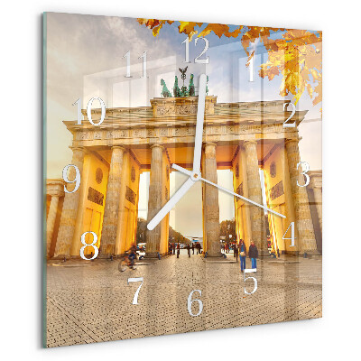 Szögletes fali üvegóra Berlin