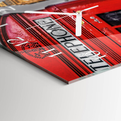 Szögletes fali üvegóra London