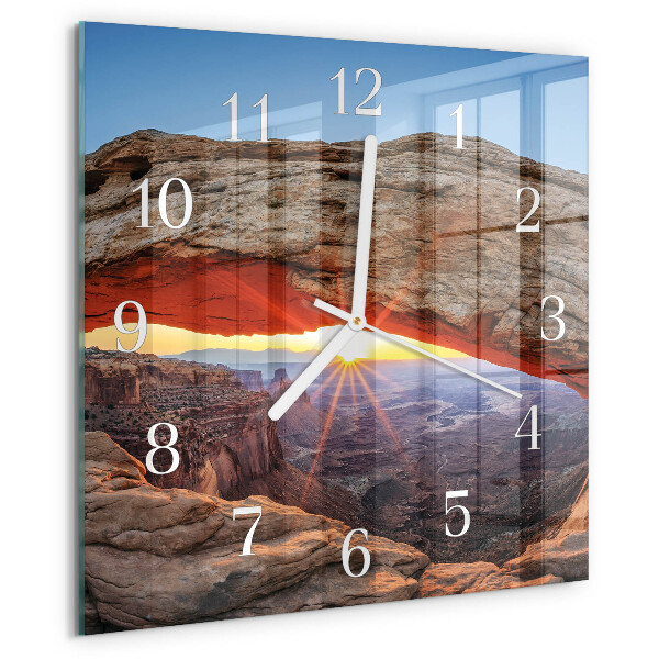 Szögletes fali üvegóra Grand Canyon