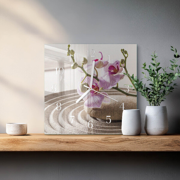 Szögletes fali üvegóra Homoki orchidea