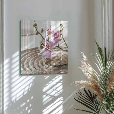 Szögletes fali üvegóra Homoki orchidea