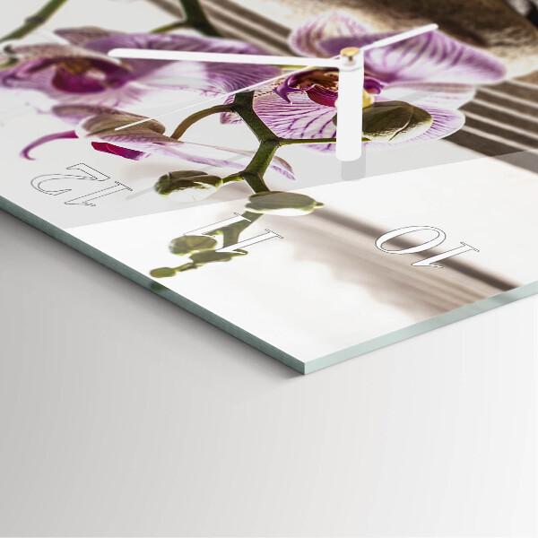 Szögletes fali üvegóra Homoki orchidea