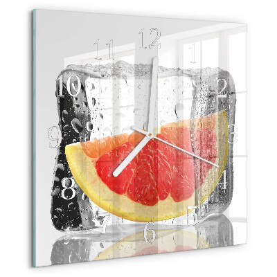 Szögletes fali üvegóra Grapefruit fagylalt