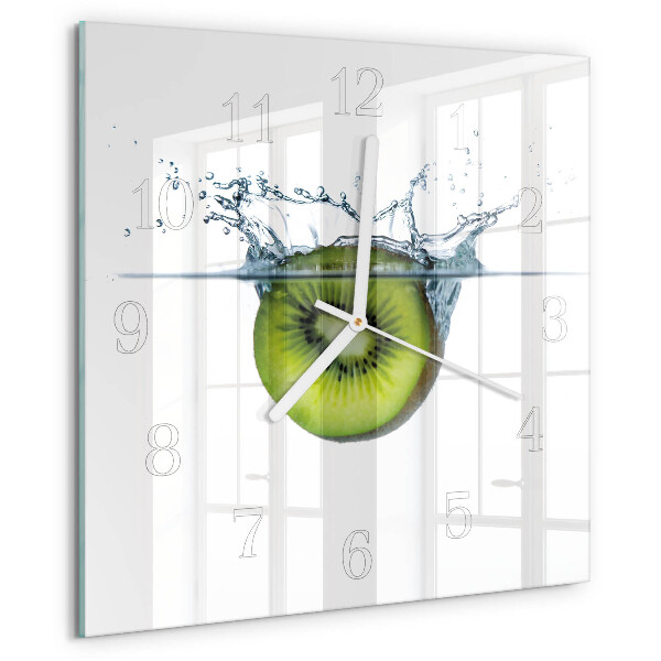 Szögletes fali üvegóra Kiwi