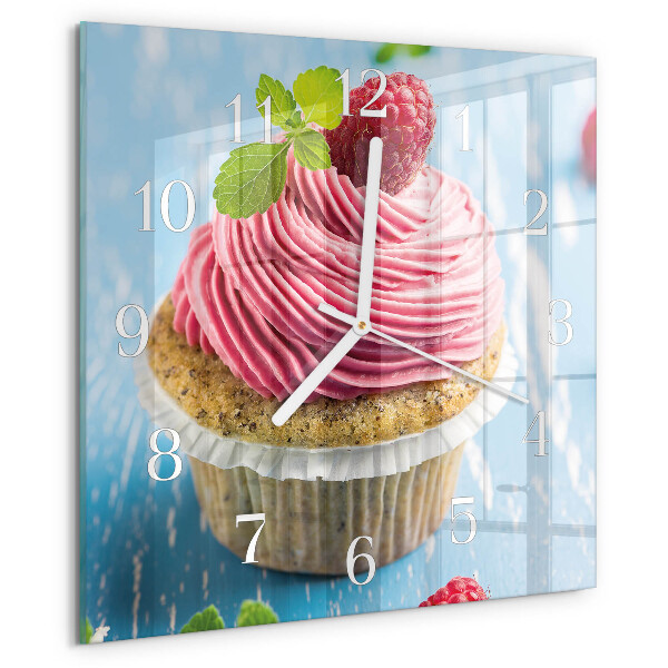 Szögletes fali üvegóra Málnás muffin