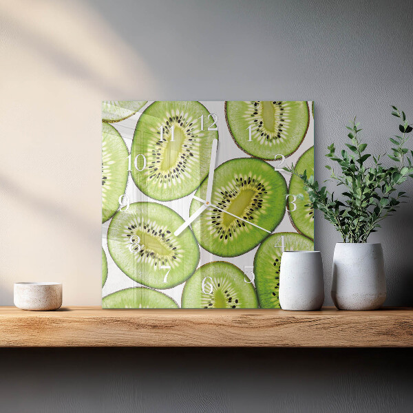 Szögletes fali üvegóra Kiwi