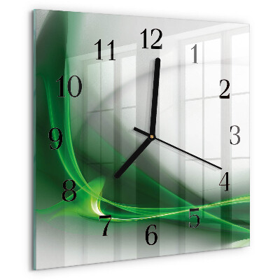 Szögletes üvegóra Absztrakt vonalak