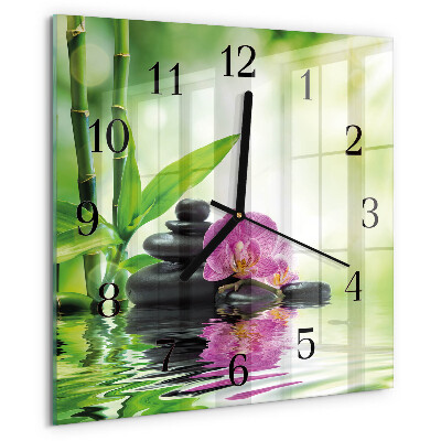 Szögletes üvegóra Gyógyfürdő Orchidea