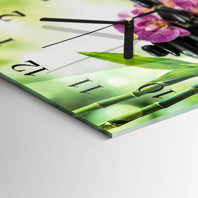 Szögletes üvegóra Gyógyfürdő Orchidea