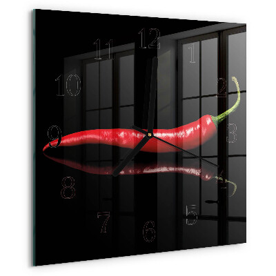 Szögletes üvegóra Chili paprika