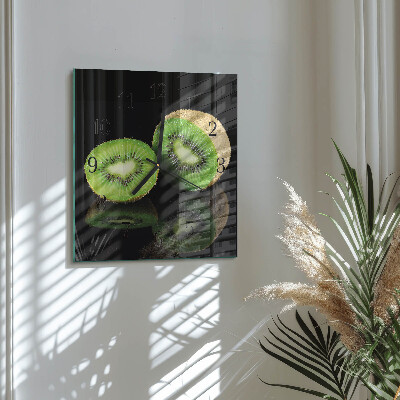 Szögletes üvegóra Kiwi
