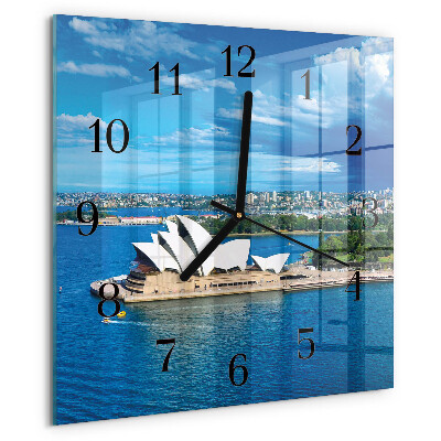 Szögletes üvegóra Sydney Operaház