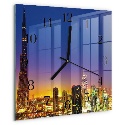 Szögletes üvegóra Horizon Dubai