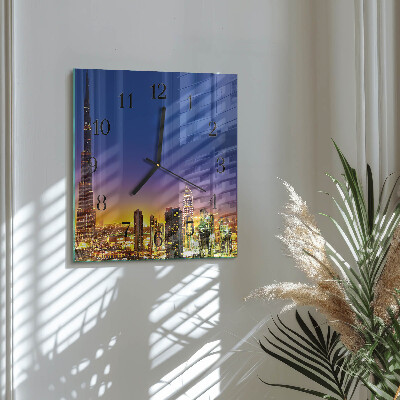 Szögletes üvegóra Horizon Dubai