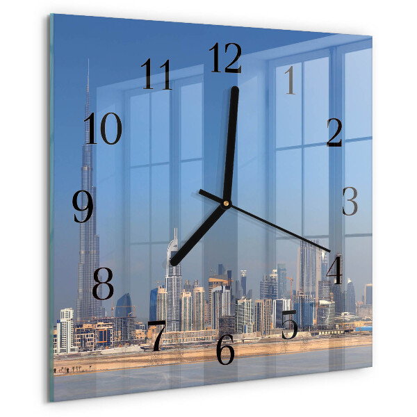 Szögletes üvegóra Dubai Horizon