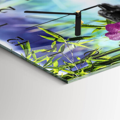 Szögletes üvegóra Gyógyfürdő Orchidea