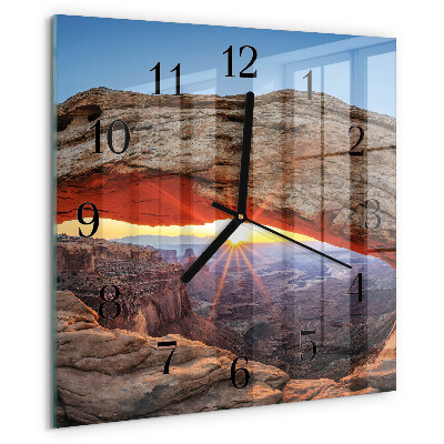 Szögletes üvegóra Grand Canyon