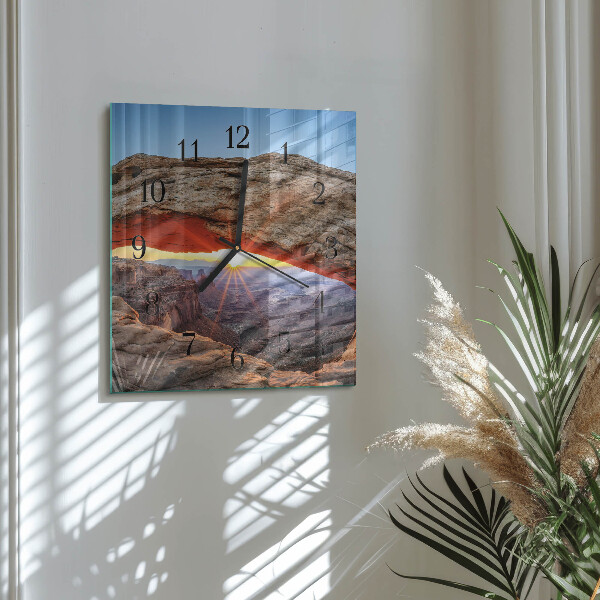 Szögletes üvegóra Grand Canyon
