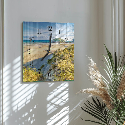 Szögletes üvegóra Strand