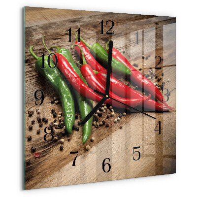 Szögletes üvegóra Chili paprika