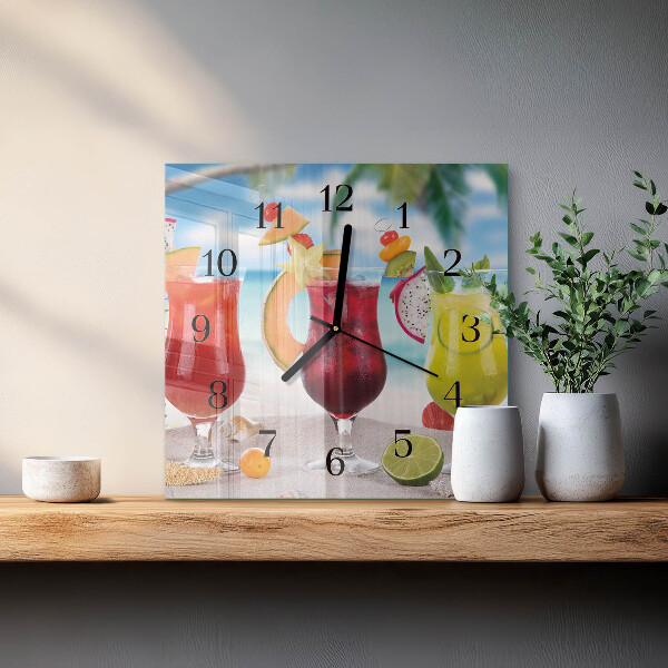 Szögletes üvegóra Koktél