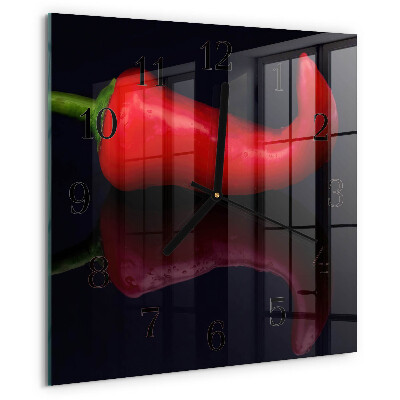 Szögletes üvegóra Chili paprika