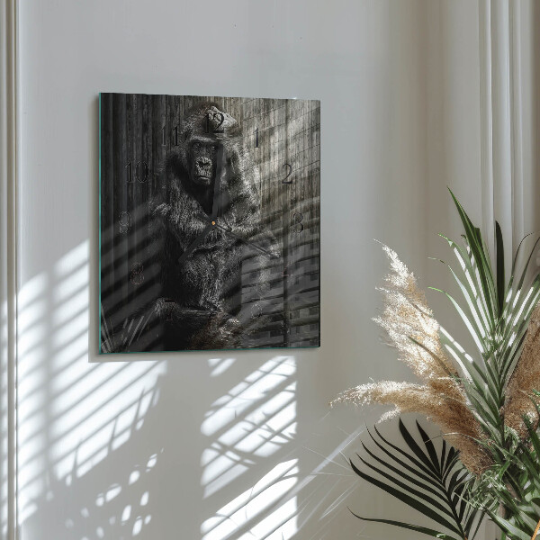 Szögletes üvegóra Gorilla
