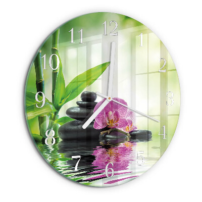 Kerek fali üvegóra Gyógyfürdő Orchidea