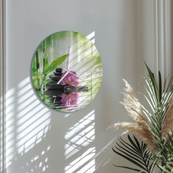 Kerek fali üvegóra Gyógyfürdő Orchidea