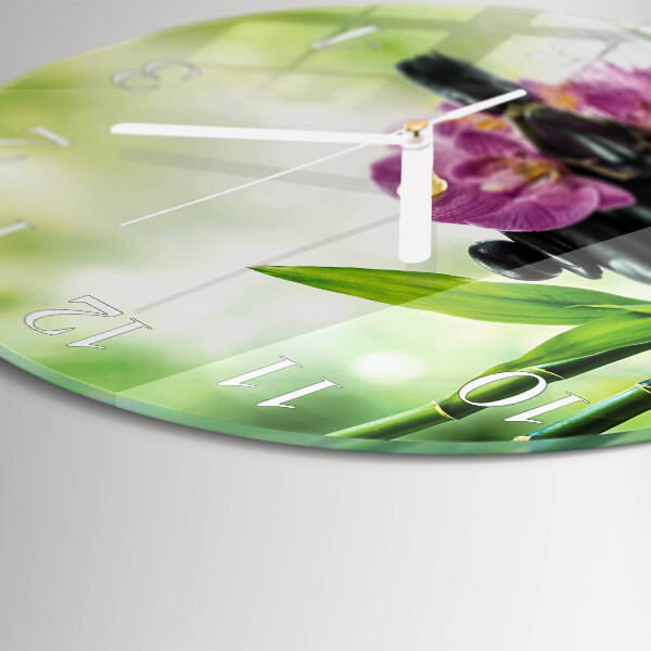 Kerek fali üvegóra Gyógyfürdő Orchidea