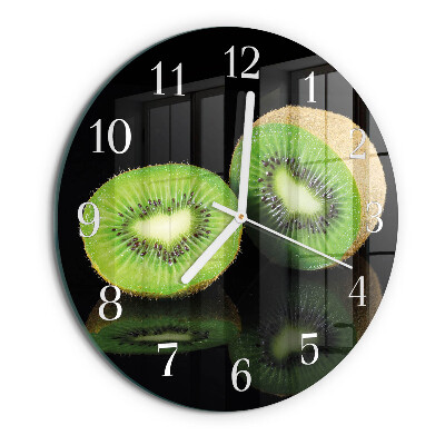 Kerek fali üvegóra Kiwi