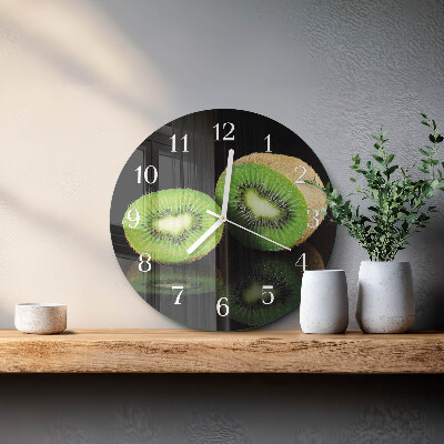 Kerek fali üvegóra Kiwi