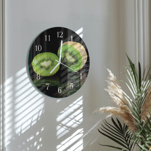 Kerek fali üvegóra Kiwi